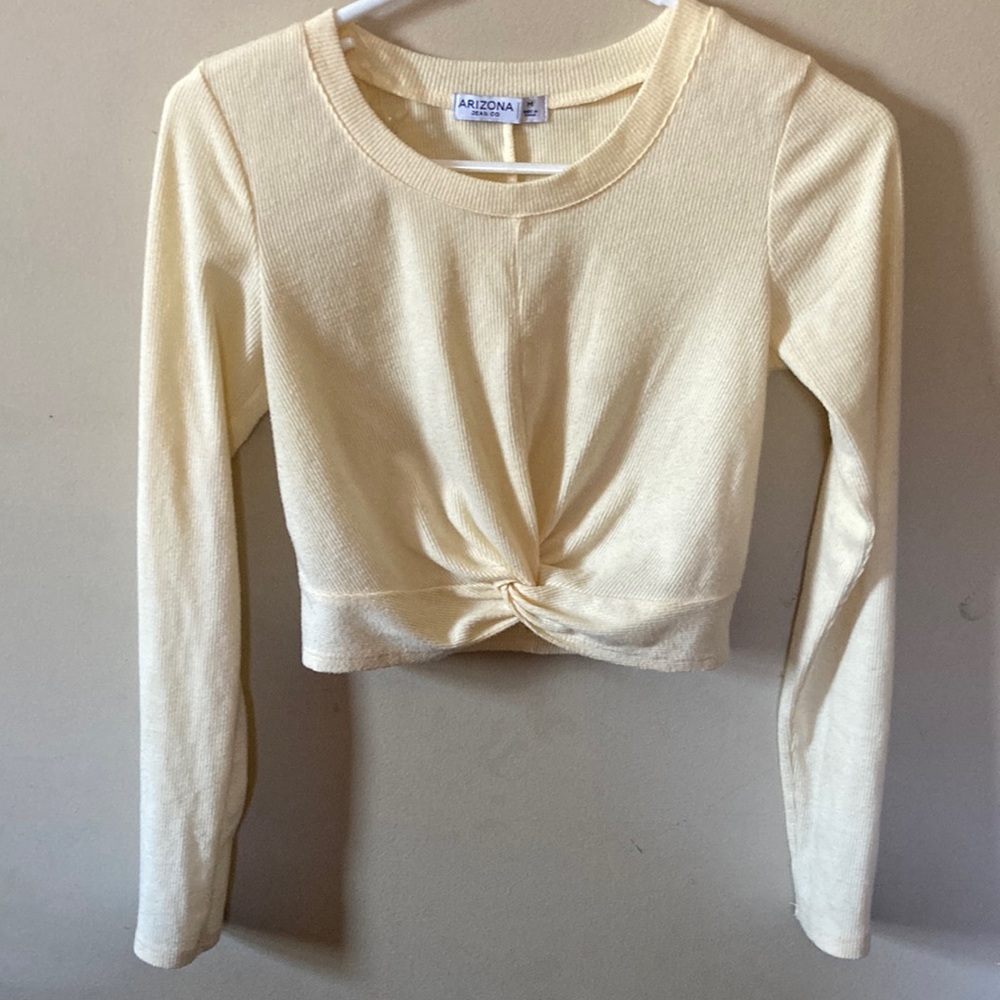 Pastel Yellow Crop Top